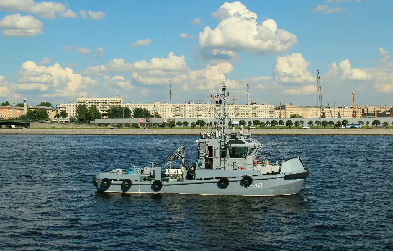 Photo wallpaper tug, Navy, auxiliary fleet, raid