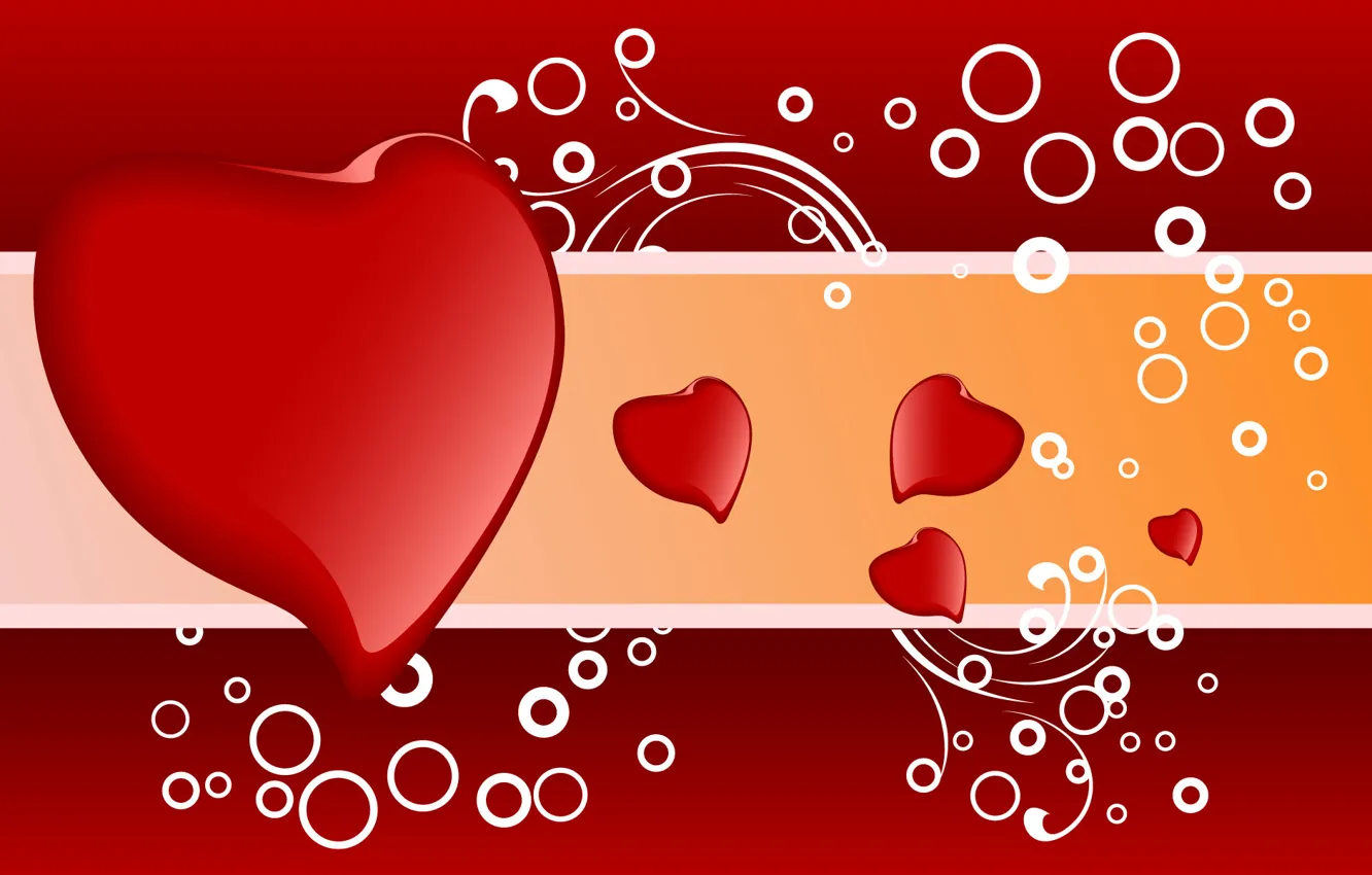 Photo wallpaper love, line, pattern, heart, texture, mug, hearts