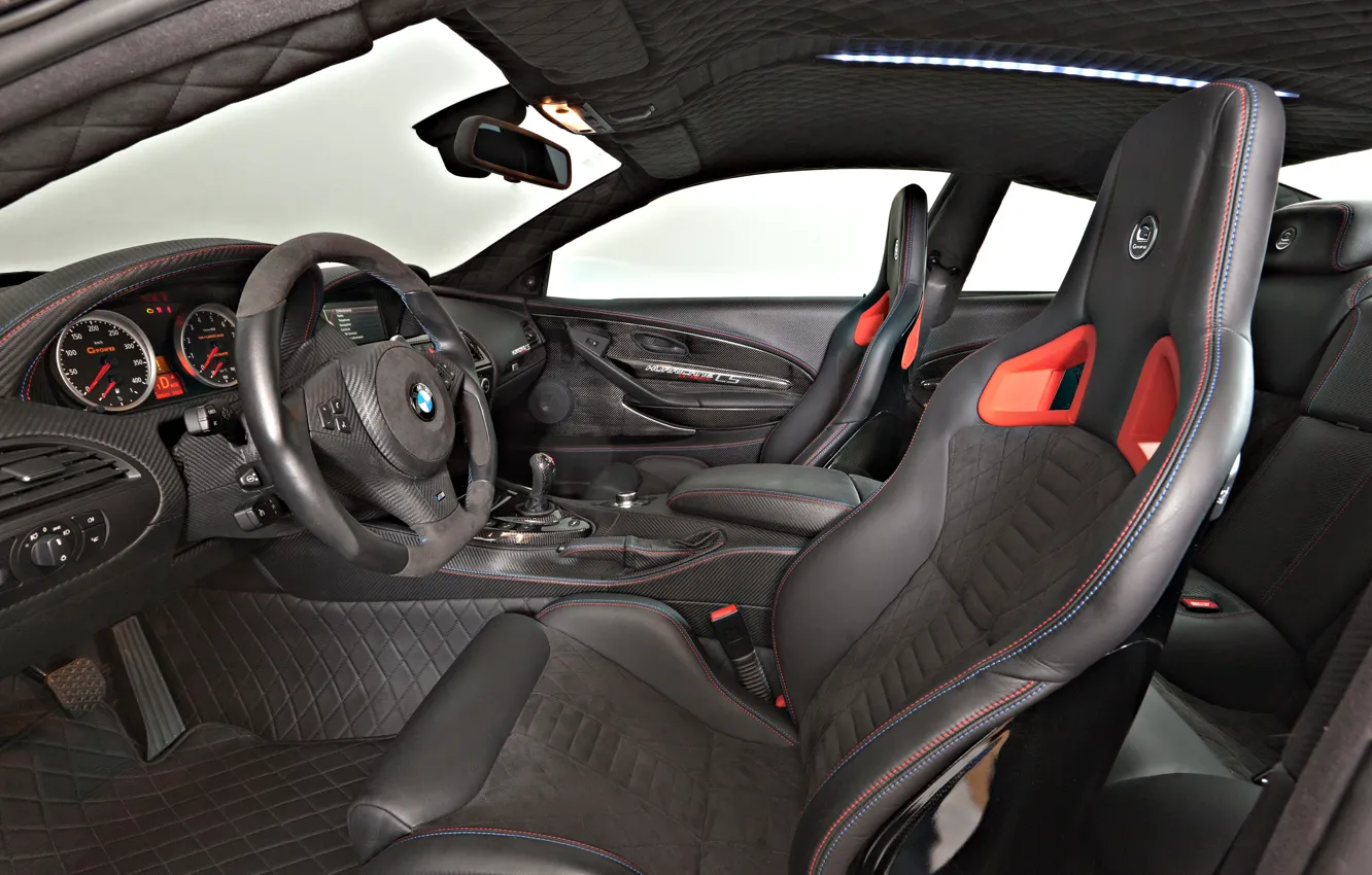 Photo wallpaper BMW, interior, BMW, salon, G-Power, Hurricane, E63, 2015