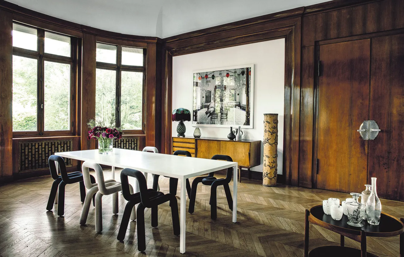 Photo wallpaper design, style, room, interior, dining room, Vogue, Art Deco Style Home Design