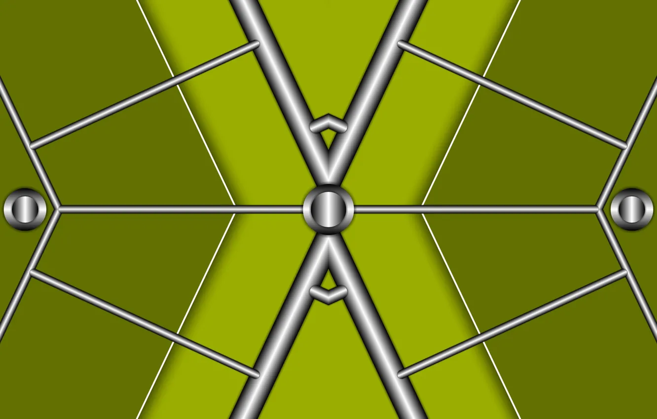 Photo wallpaper metal, gradient, figure