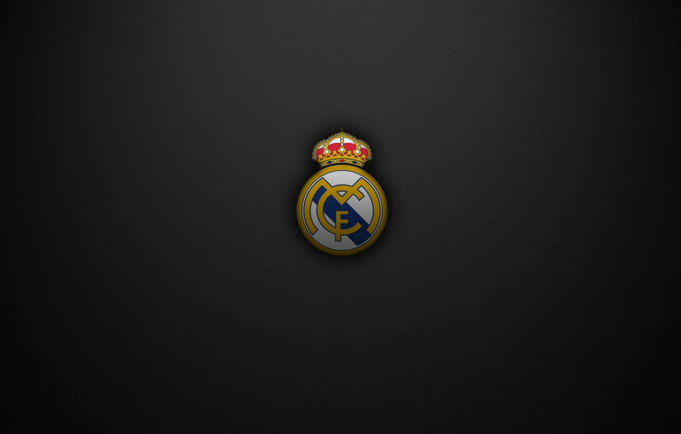 Photo wallpaper sign, sport, icon, club, team, real Madrid, background football