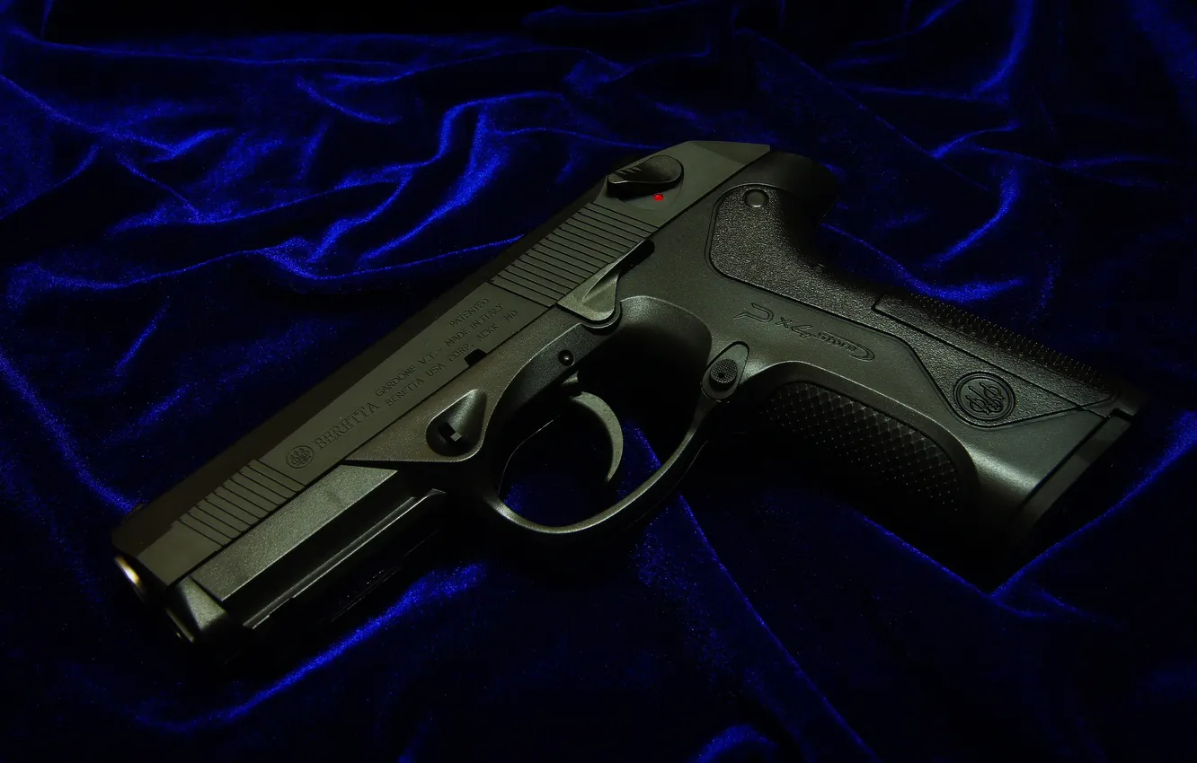 Photo wallpaper gun, fabric, Beretta, self-loading