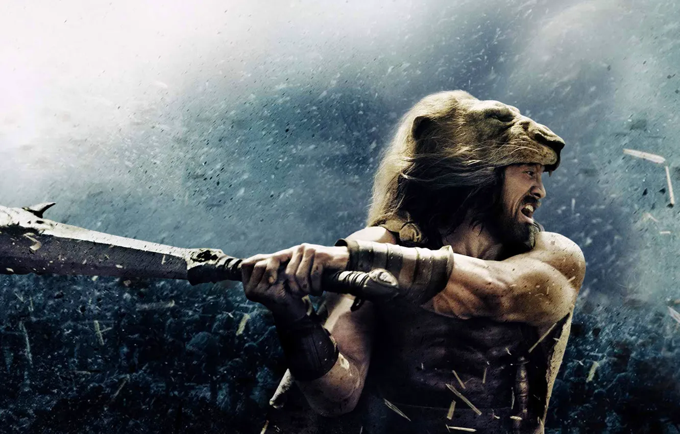 Photo wallpaper Dwayne Johnson, Hercules, Paramount Pictures, 2014, Hercules