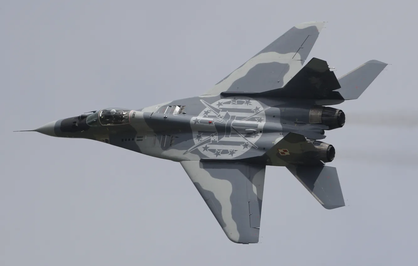 Photo wallpaper flight, fighter, multipurpose, The MiG-29