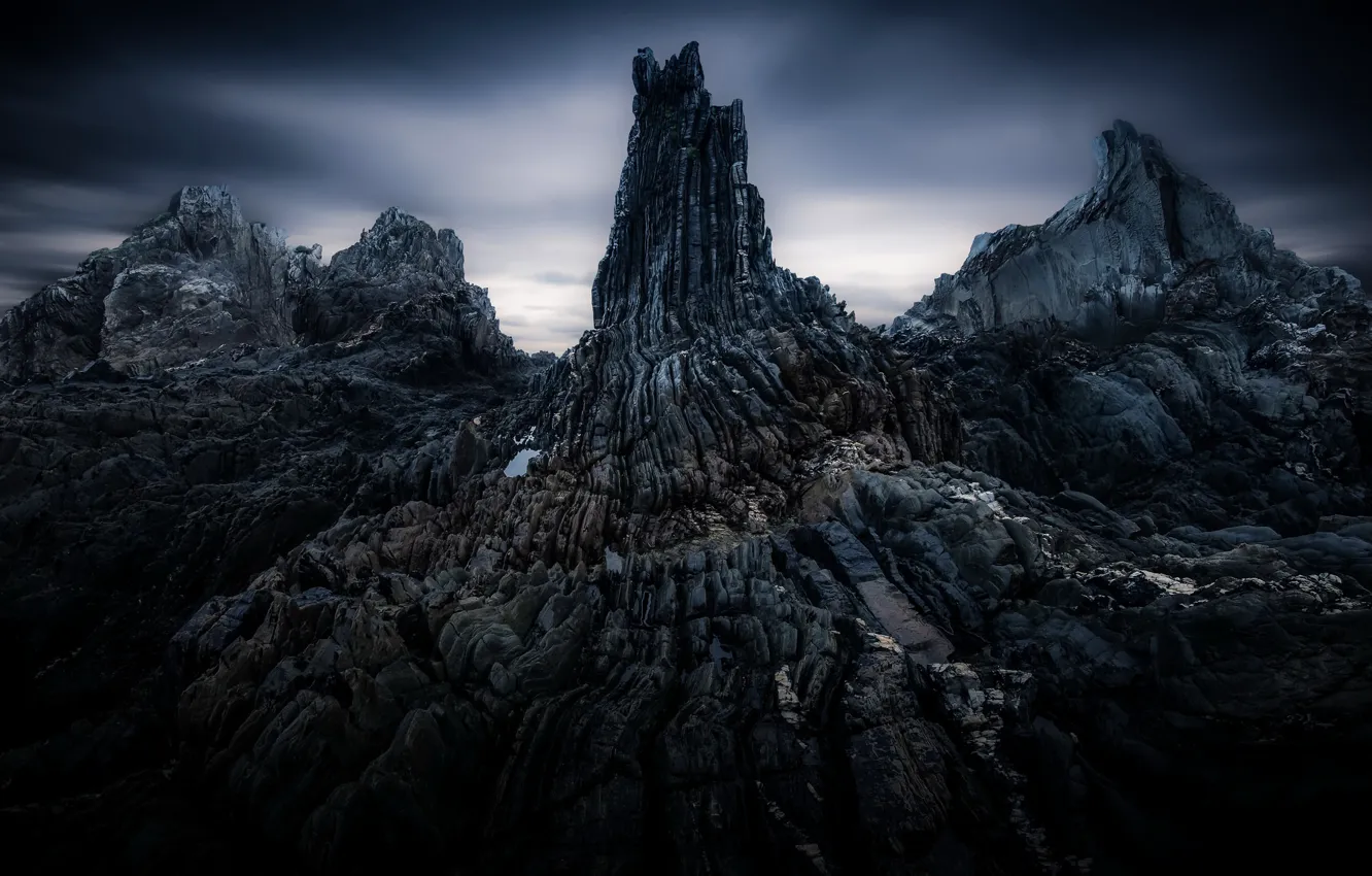 Photo wallpaper the sky, night, nature