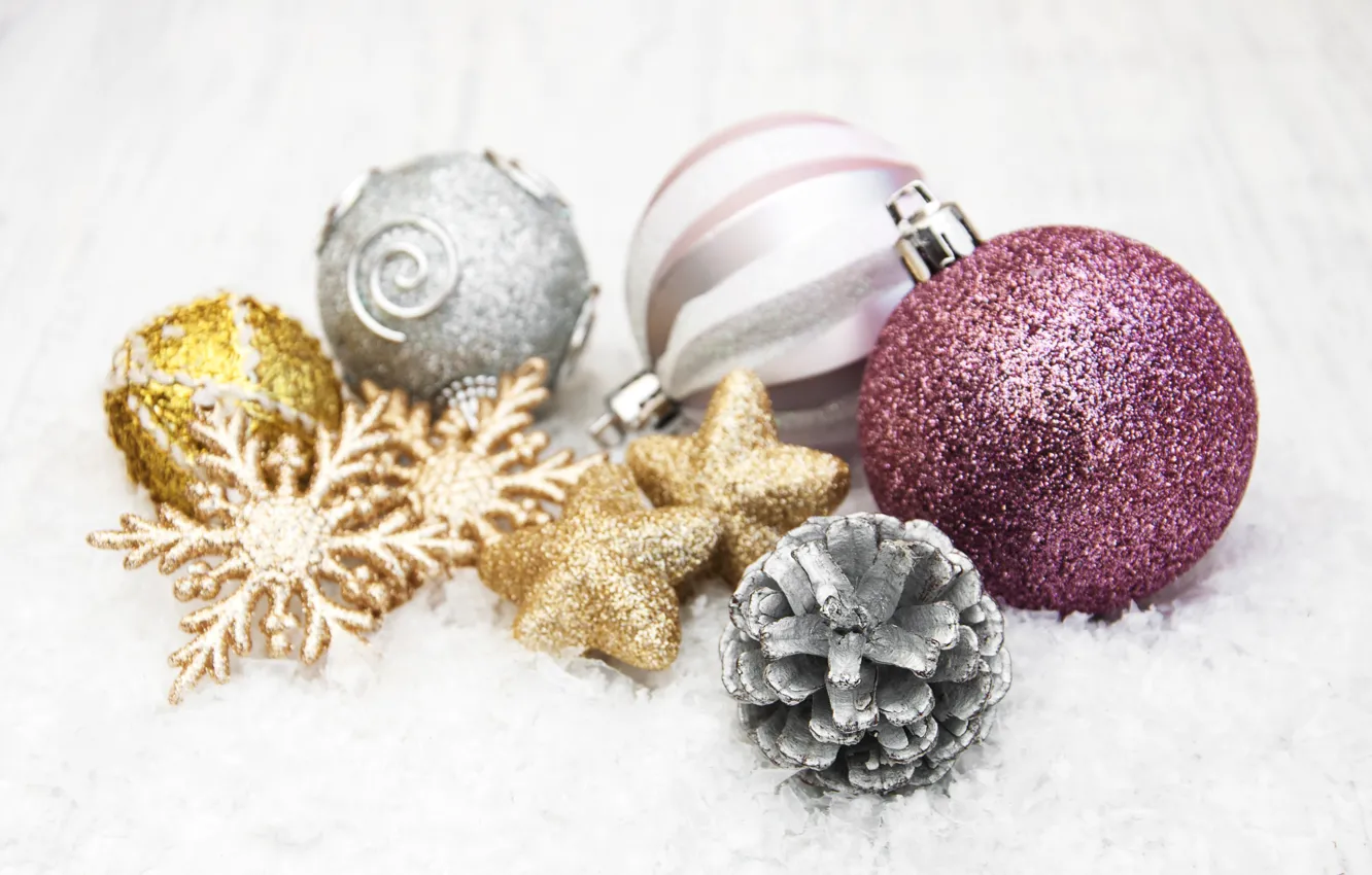 Photo wallpaper toy, new year, Christmas, composition, Olena Rudo