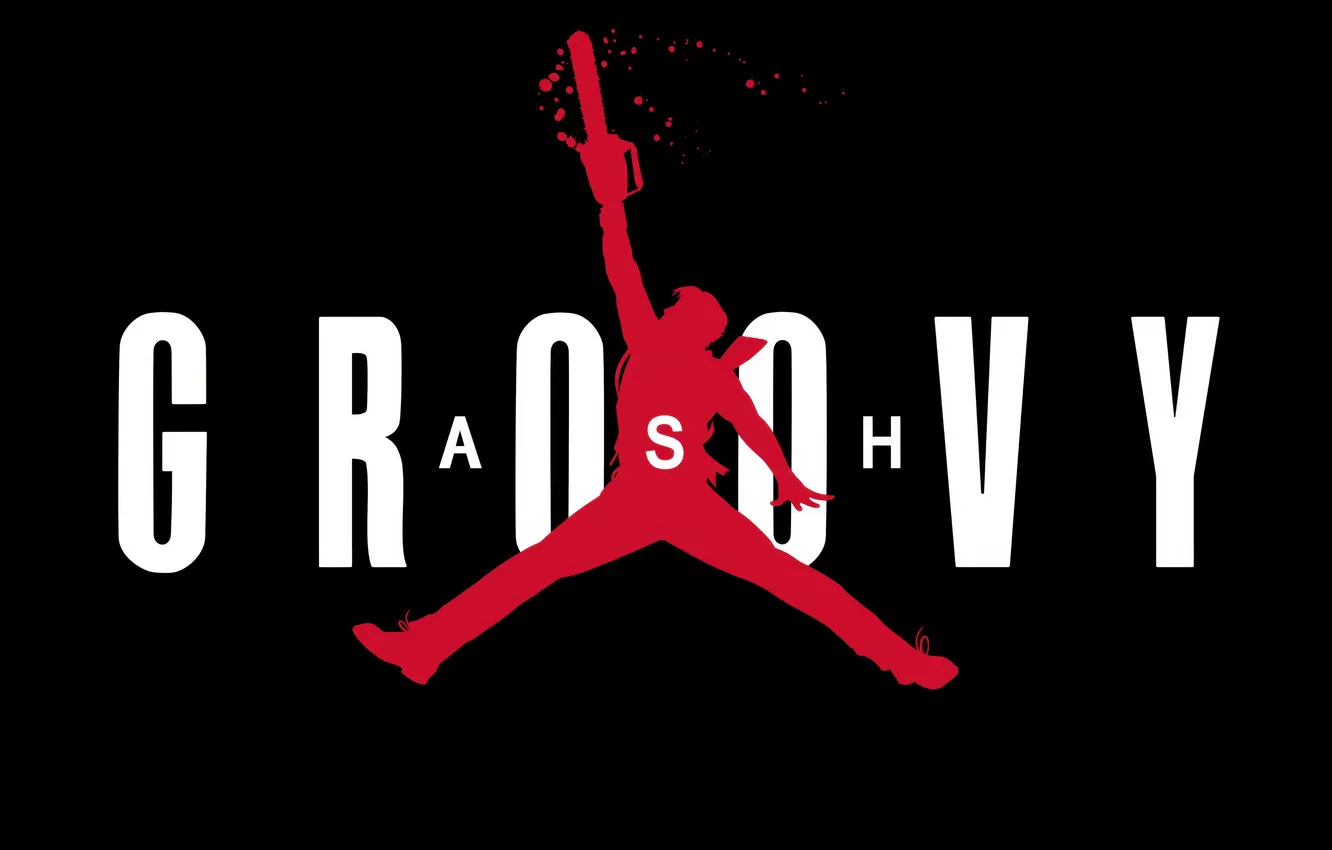 Photo wallpaper black background, movies, Evil Dead, Tribute, Ash Williams