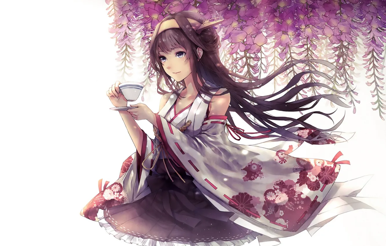 Photo wallpaper girl, kantai collection, Naval Collection