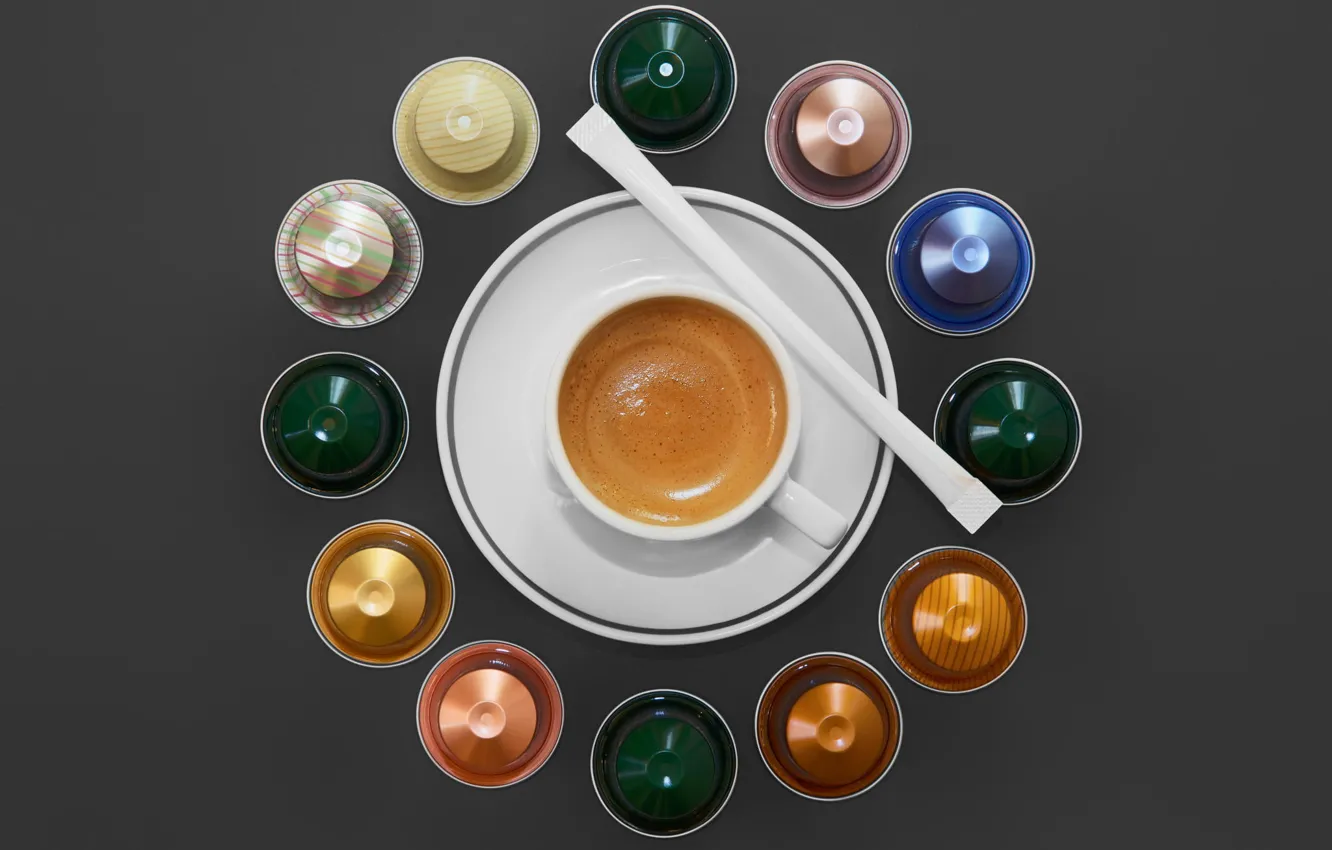 Photo wallpaper modern, coffee, Break