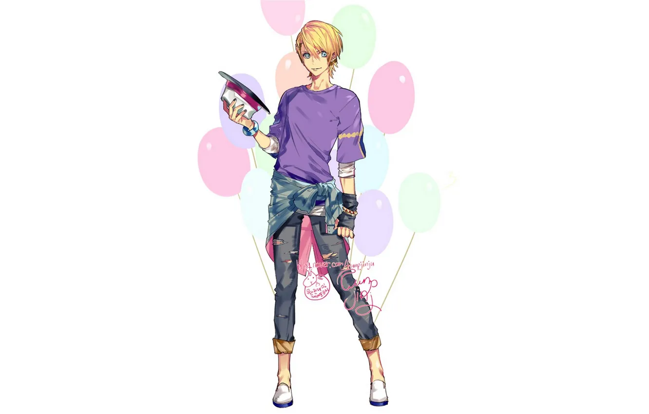 Photo wallpaper balls, guy, Uta no prince-sama, Singing Prince