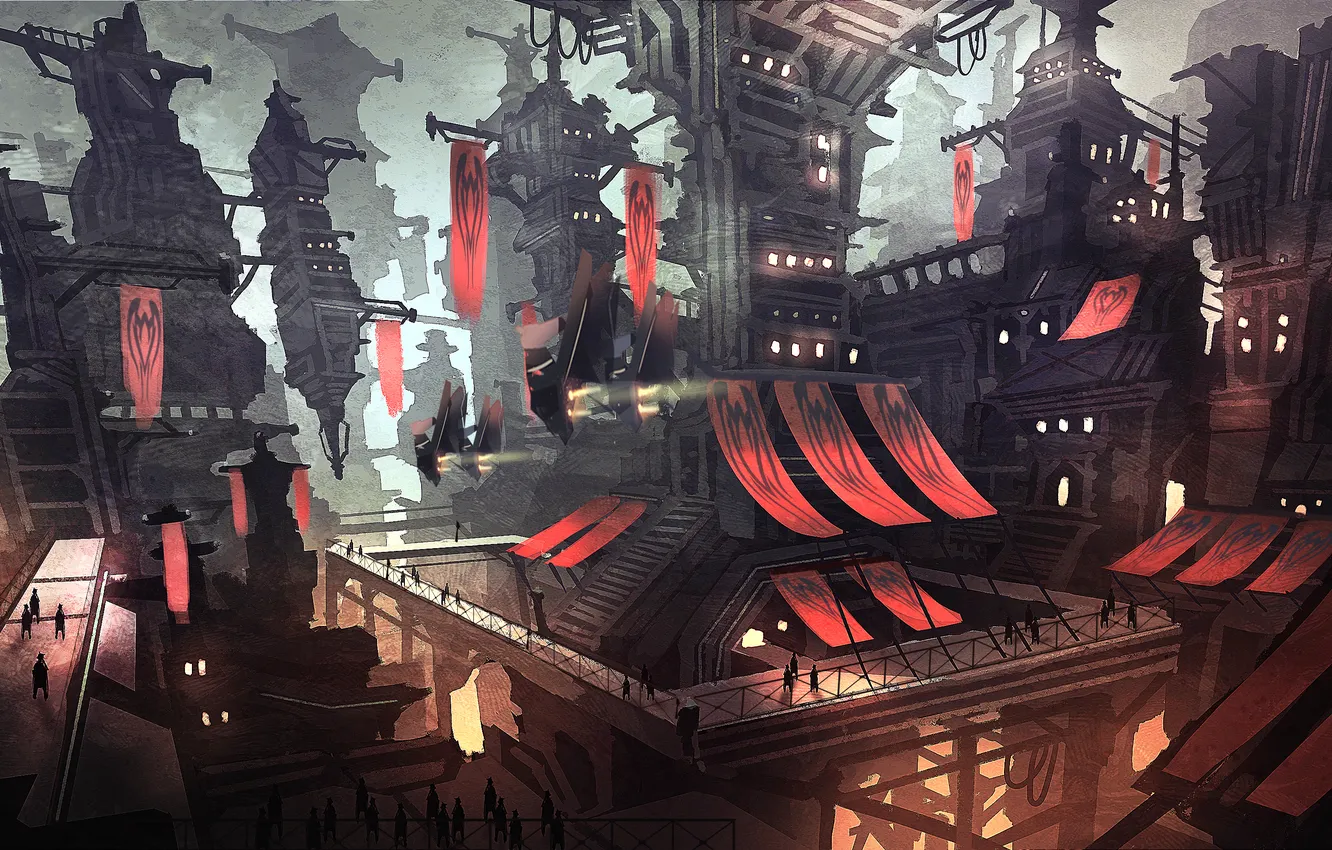 Photo wallpaper people, home, art, banner