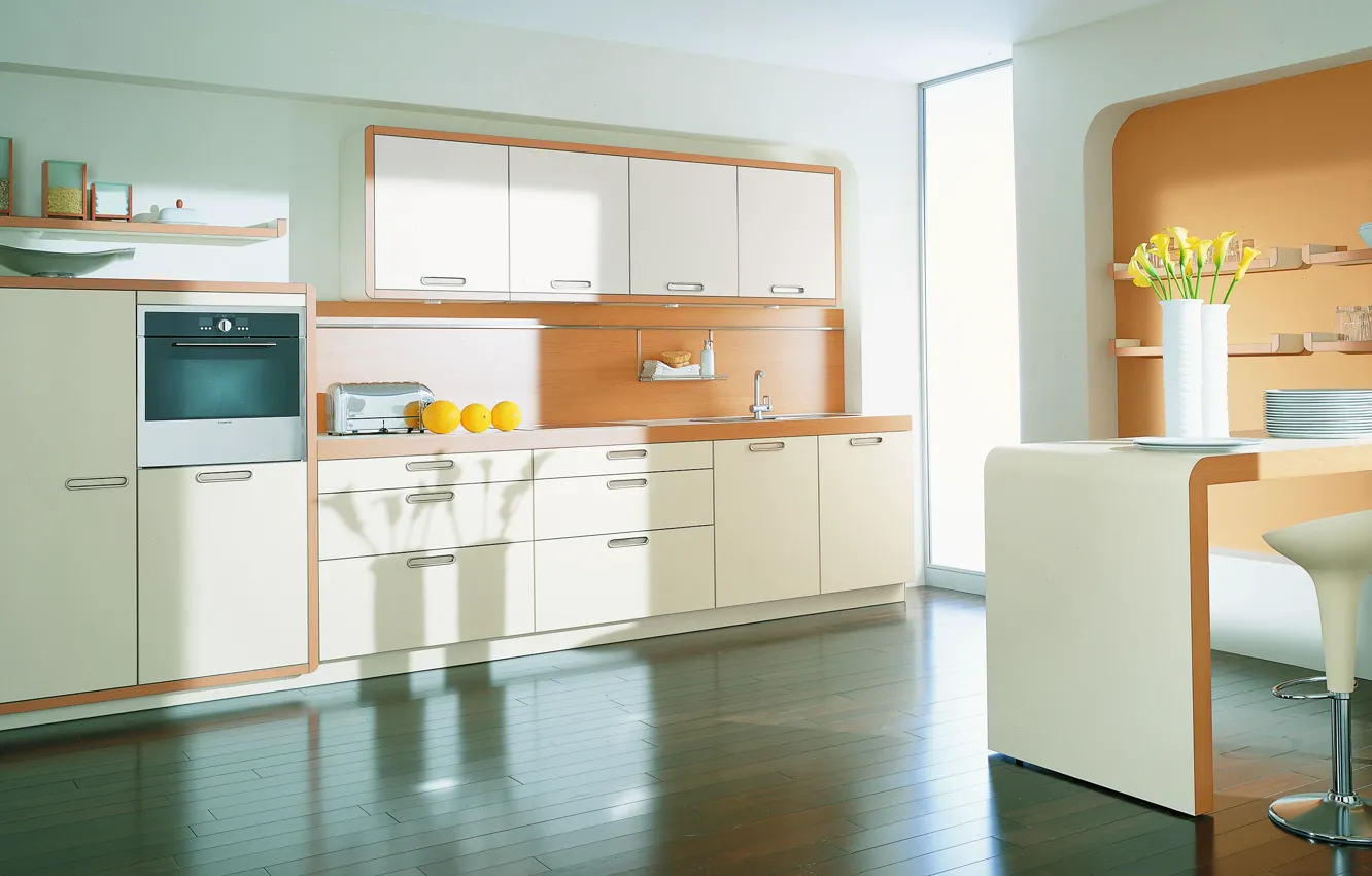 Photo wallpaper design, beautiful, awesome, interior, cool, kitchen, telugu, modern interior