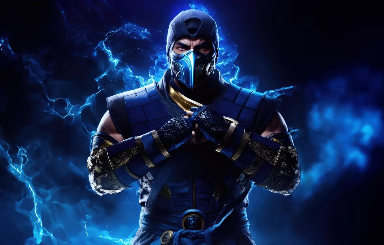 Photo wallpaper Sub-Zero, Kombat, Mortal