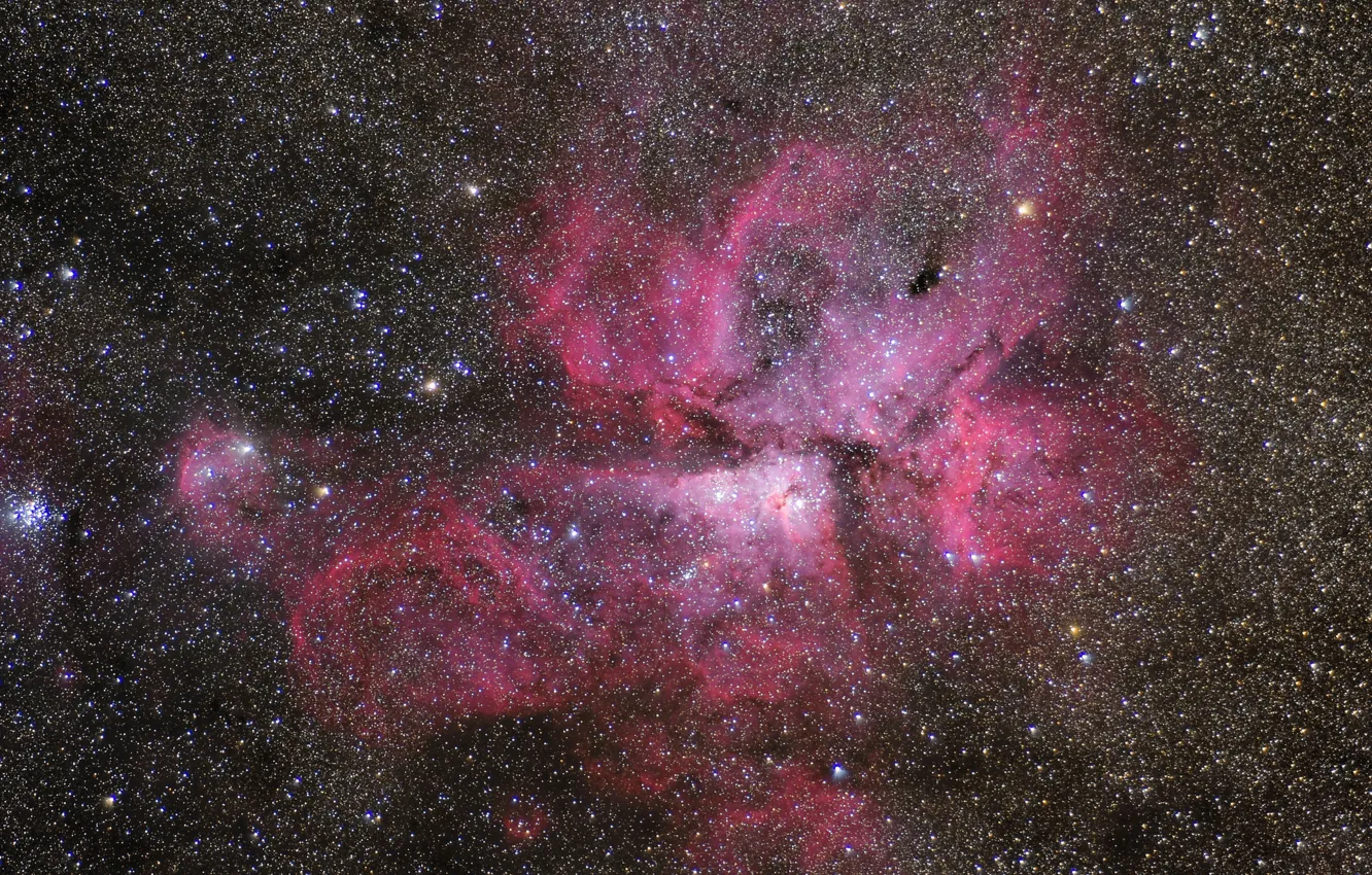 Photo wallpaper nebula, Carina Nebula, emission, in the constellation keel