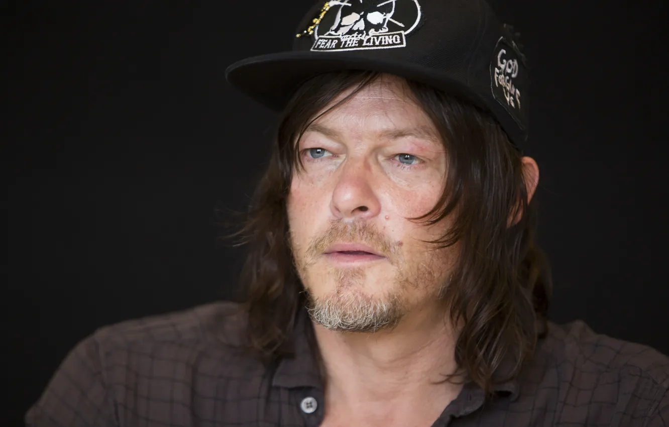 Photo wallpaper Norman Reedus, Comic-Con 2016, at the press conference of the series "the Walking dead"