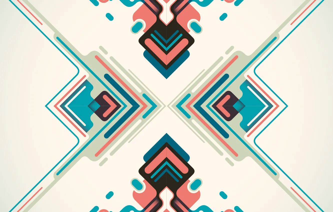 Photo wallpaper geometry, texture, color, stock vector