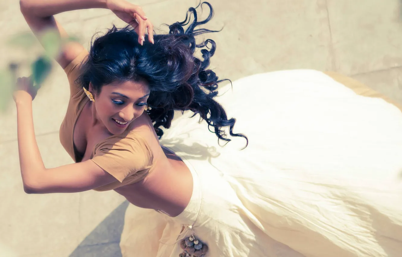 Photo wallpaper girl, hot, sexy, eyes, smile, beautiful, figure, model