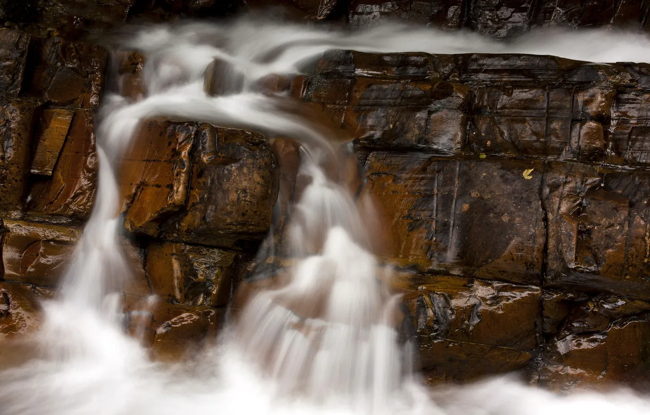 Photo wallpaper water, nature, stones