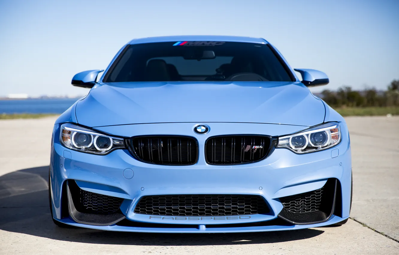 Photo wallpaper BMW, blue, F82