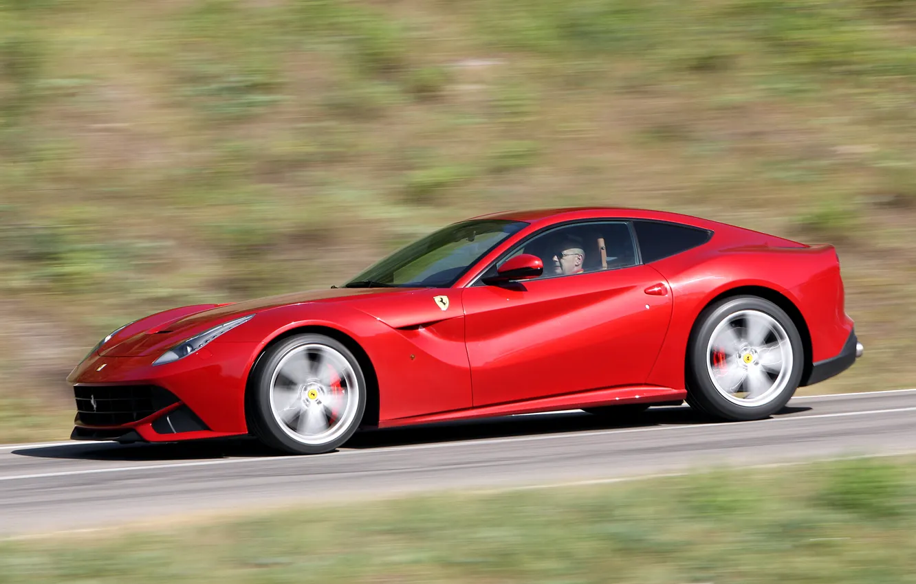 Photo wallpaper movement, side view, berlinetta, the ferrari f12