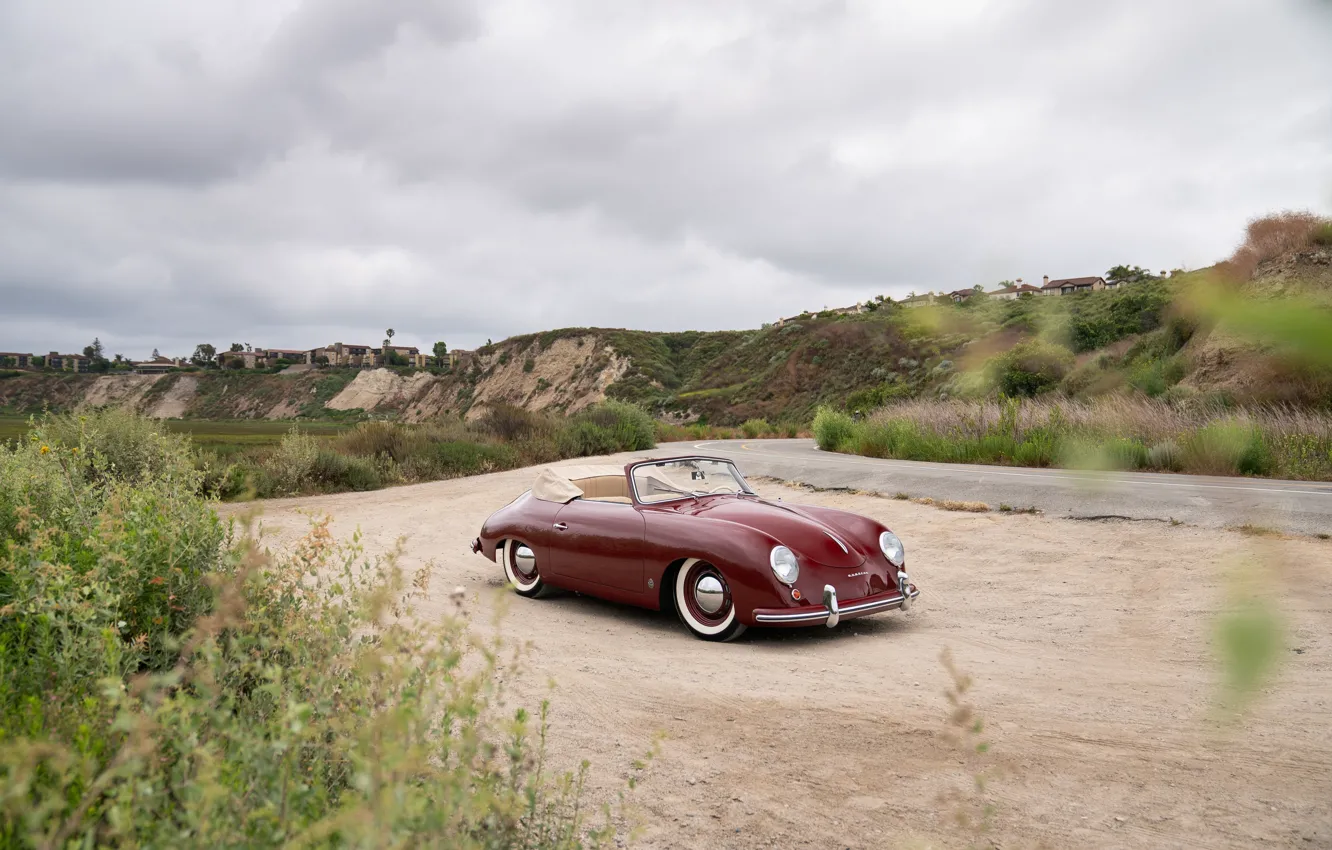 Photo wallpaper Porsche, 1953, 356, Porsche 356 1300 Cabriolet