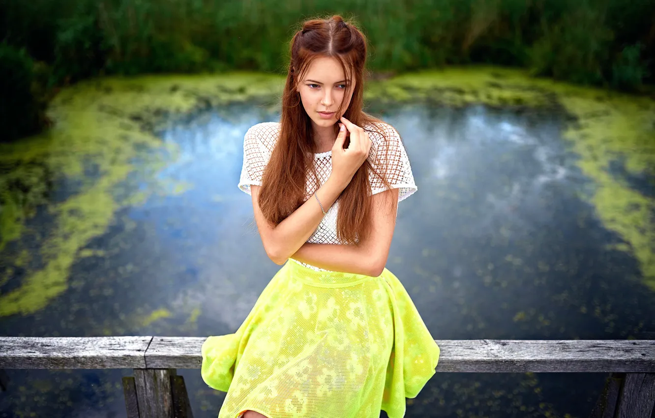 Photo wallpaper Alina, mole, sponge, the beauty, the bridge