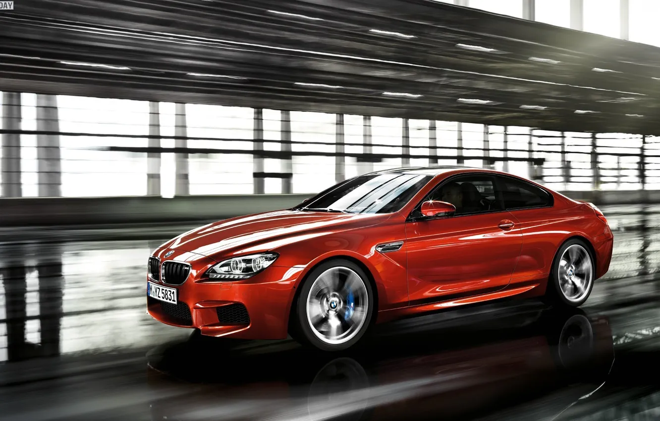 Photo wallpaper machine, BMW, sports car, 2012