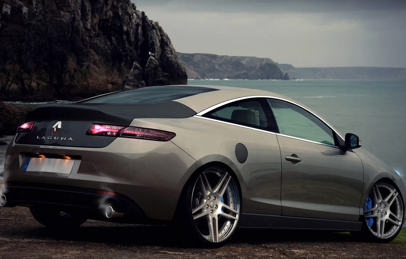 Photo wallpaper landscape, coupe, renault, laguna