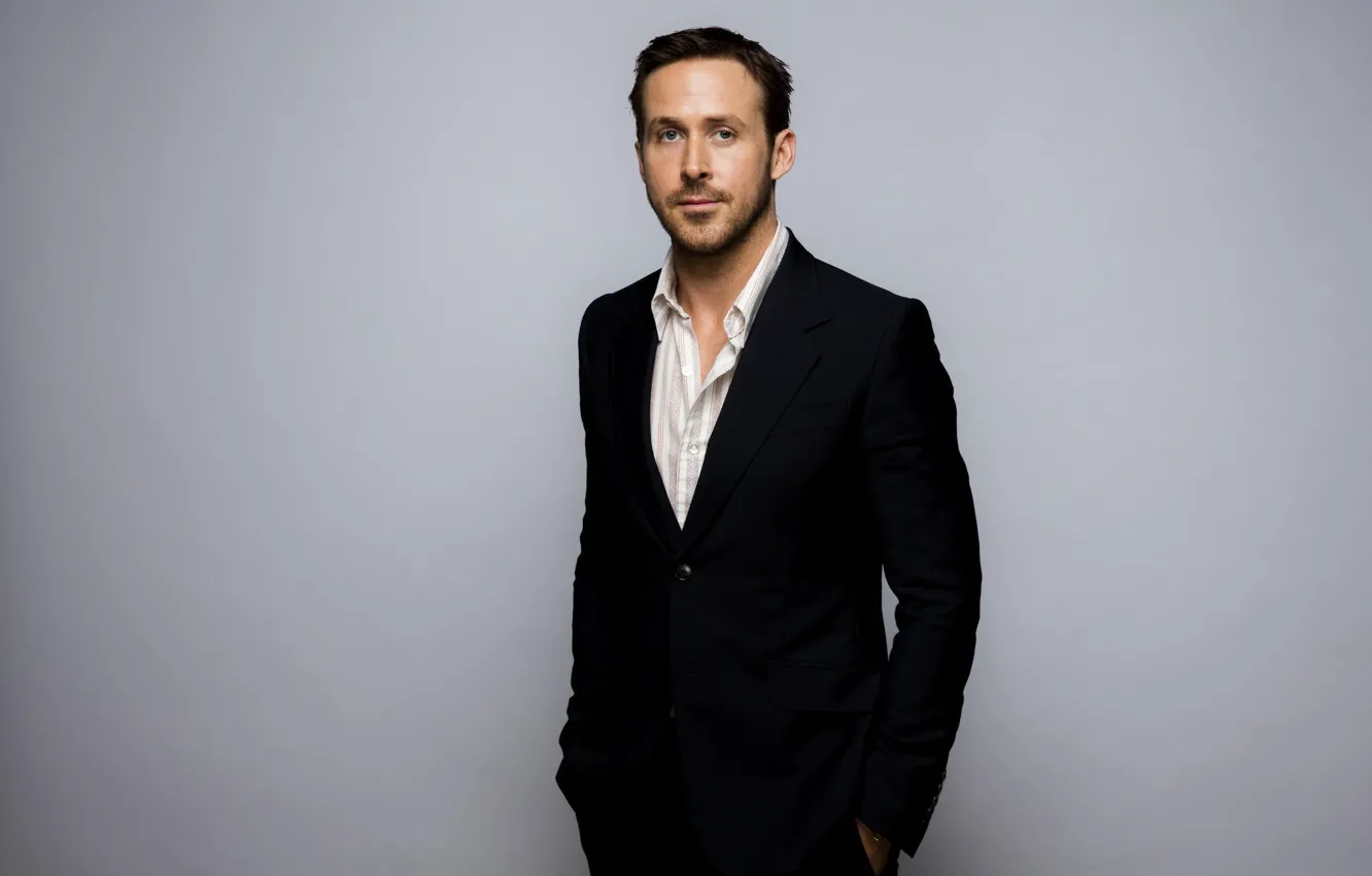 Photo wallpaper background, costume, actor, jacket, photoshoot, Ryan Gosling, Ryan Gosling, LA Times