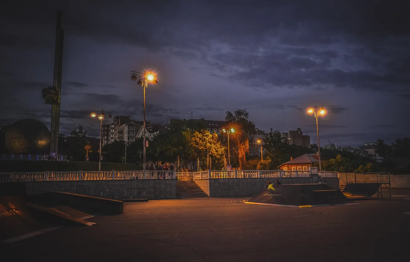 Photo wallpaper balls, city, the city, Kaluga, Kaluga