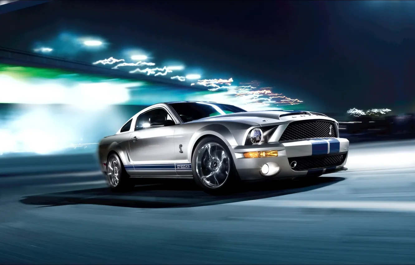 Photo wallpaper speed, Ford, Shelby, GT500KR, 540 horsepower, Ford Shelby