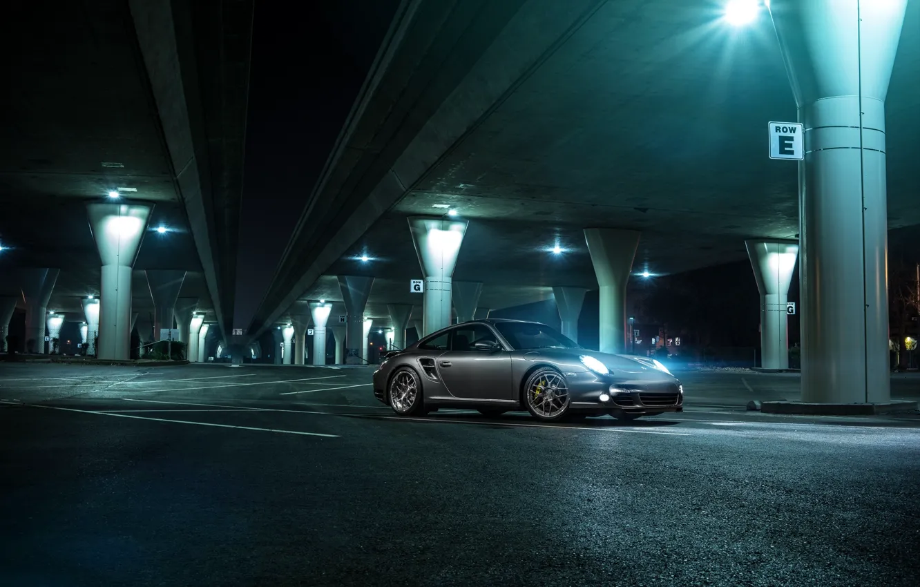 Photo wallpaper 911, Porsche, Forged, Turbo, Collection, Aristo, Ligth, Nigth