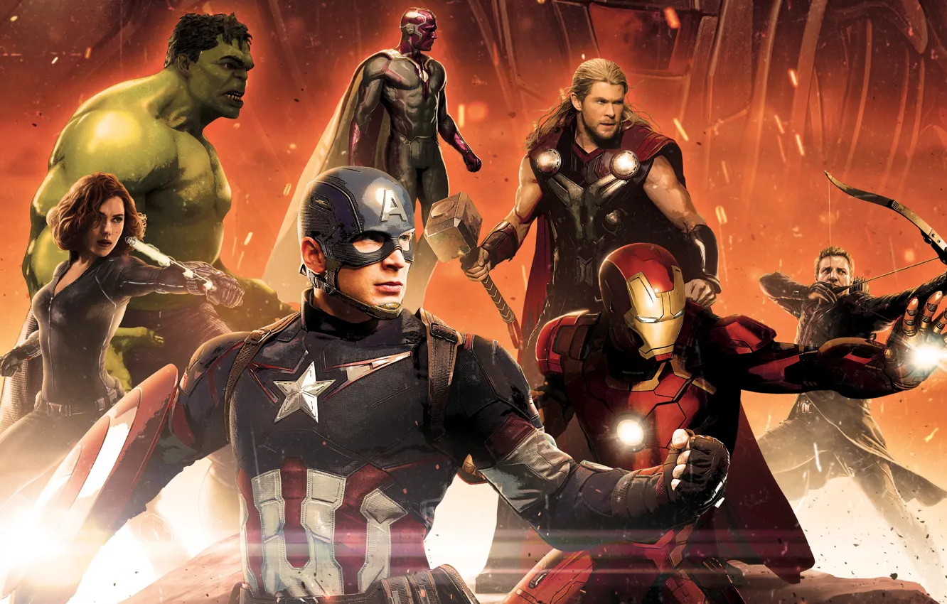 Photo wallpaper The Avengers, Avengers:Age of Ultron, The Avengers:Age Of Ultron