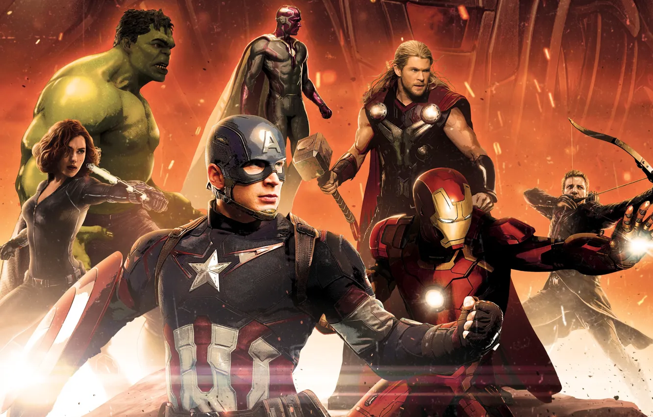 Photo wallpaper The Avengers, The Avengers:Age Of Ultron, Avengers:Age Of Ultron