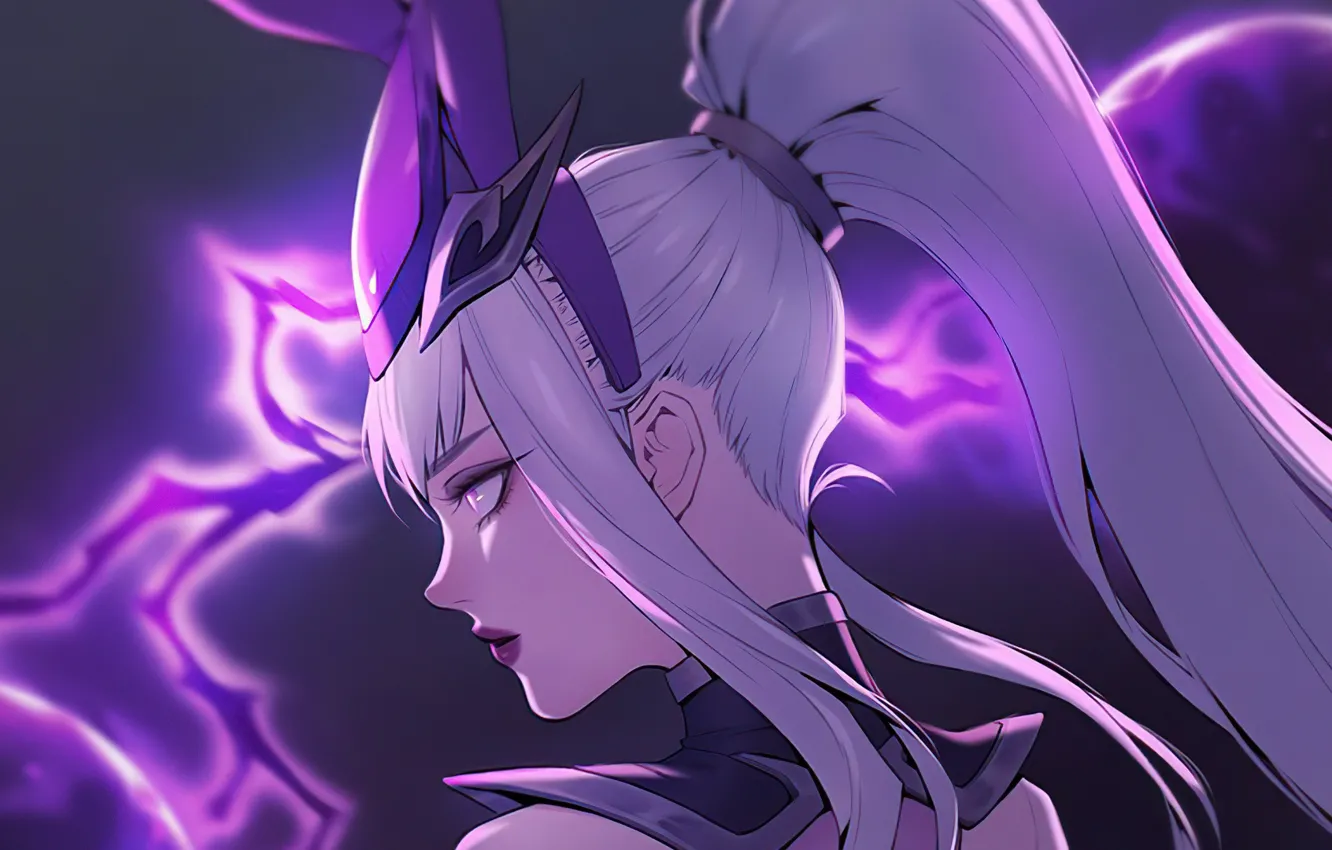 Photo wallpaper look, magic, magic, the game, game, beautiful girl, League of Legends, lol