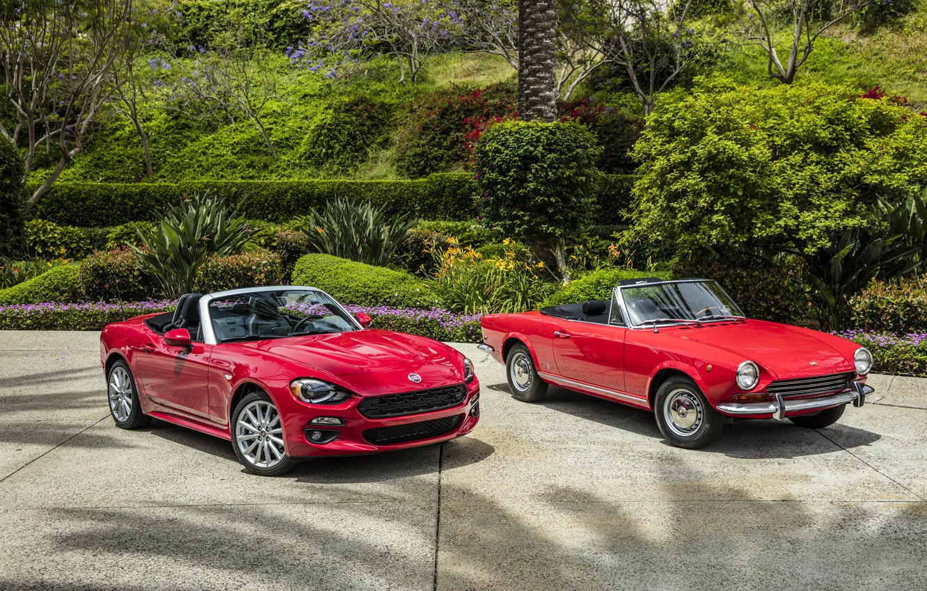 Photo wallpaper Fiat, Spider, Fiat, Abarth, 124