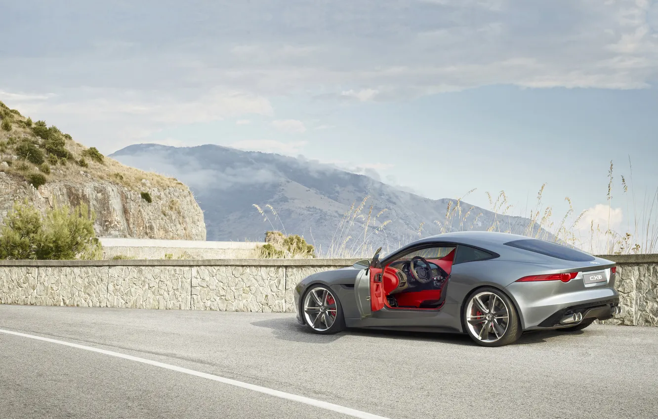 Photo wallpaper car, Concept, Jaguar, cars, auto, wallpapers, C-X16