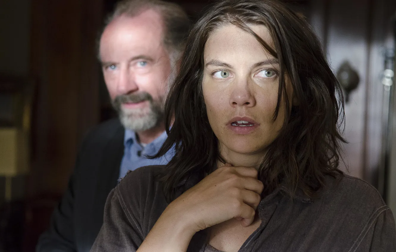 Photo wallpaper Maggie, Gregory, The Walking Dead, The walking dead, Lauren Cohan, Xander Berkeley
