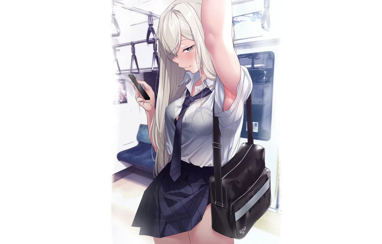 Photo wallpaper kawaii, girl, hot, sexy, anime, pretty, train, babe