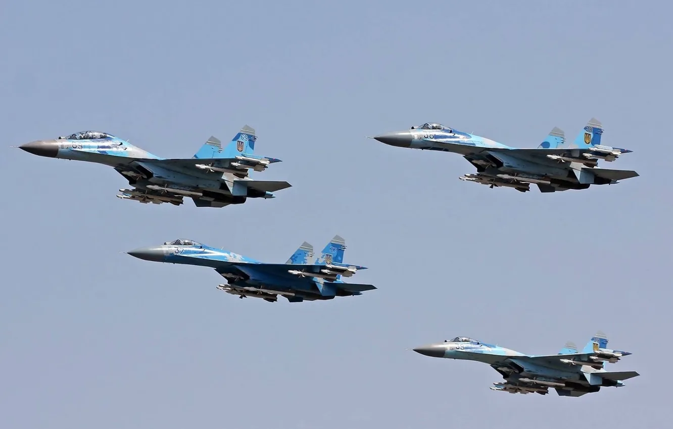 Photo wallpaper power, the plane, Ukraine, BBC, Ukraine, Su-27, Ukrainian army