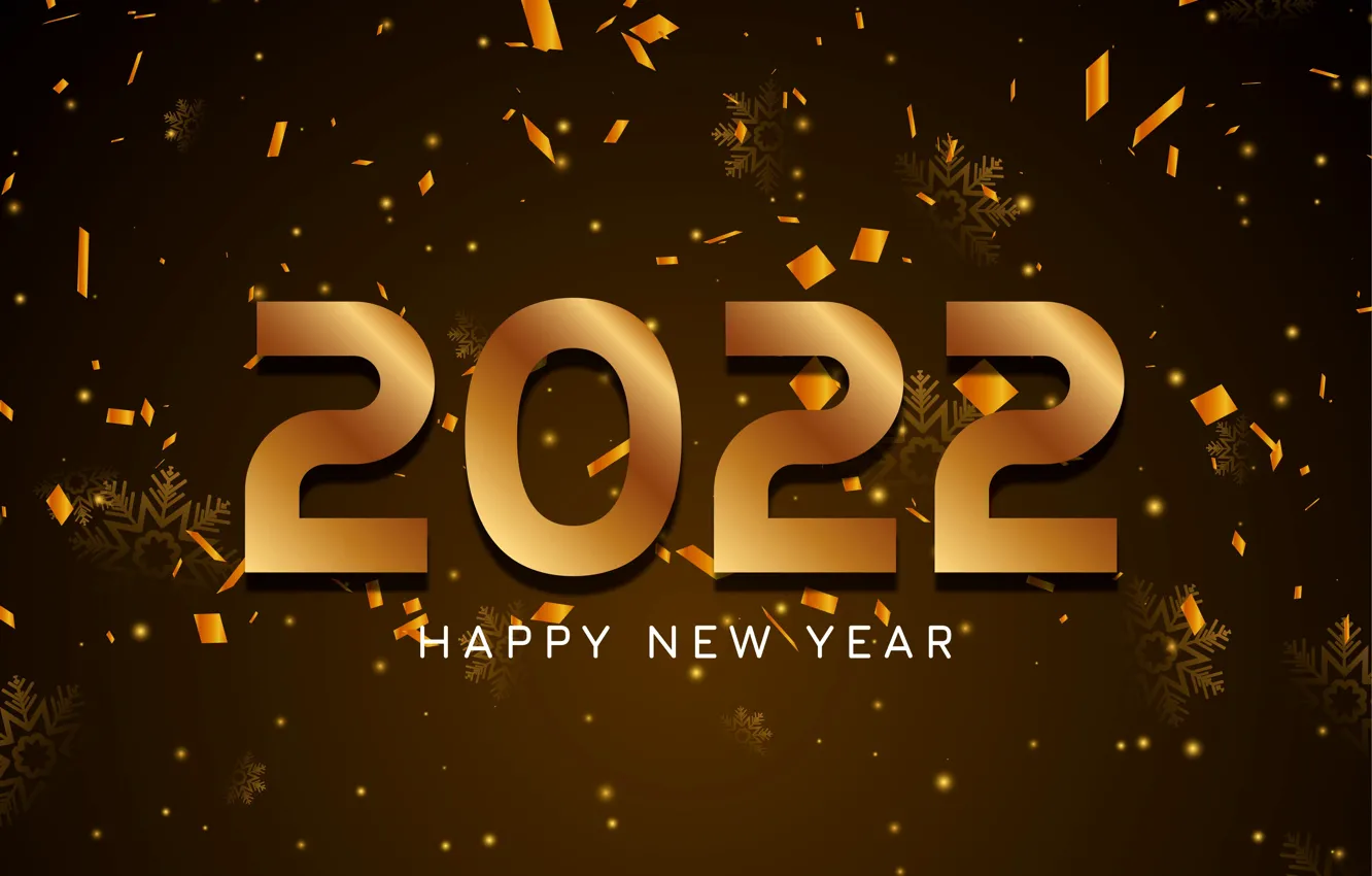 Photo wallpaper background, gold, new year, figures, golden, New Year, luxury, decoration