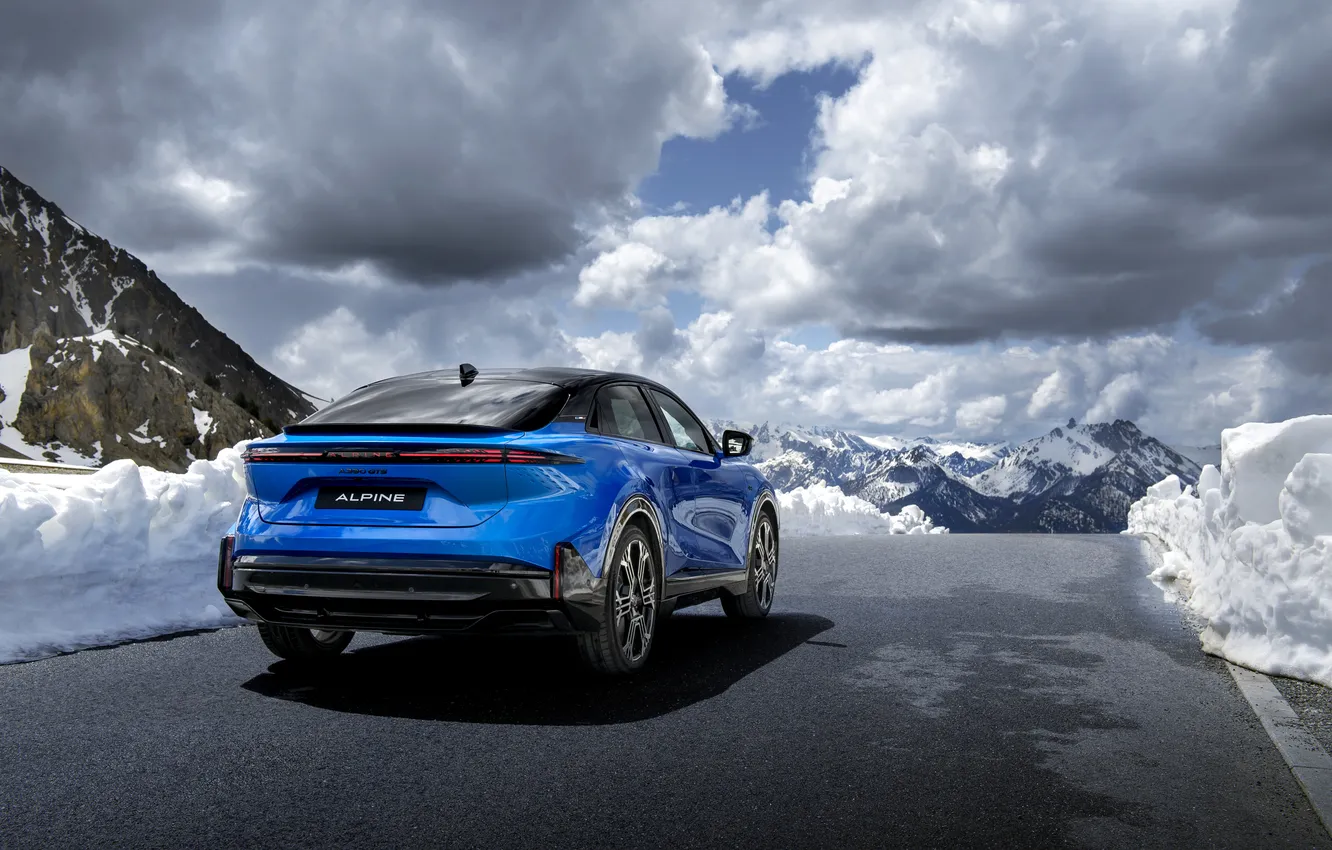 Photo wallpaper crossover, GTS, Alpine, 2025, A390, Alpine A390 GTS