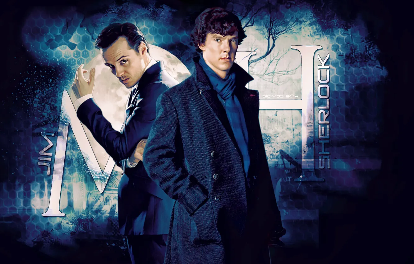 Photo wallpaper Sherlock Holmes, Benedict Cumberbatch, Benedict Cumberbatch, Sherlock, Sherlock, Jim Moriarty, Sherlock BBC, Sherlock Holmes