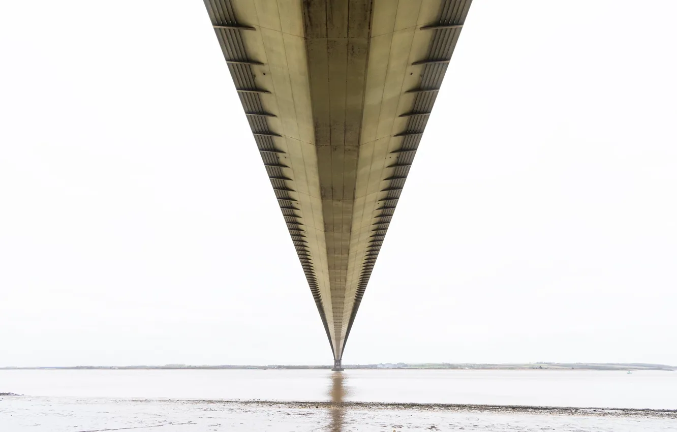 Photo wallpaper England, Humber Bridge, Hessle