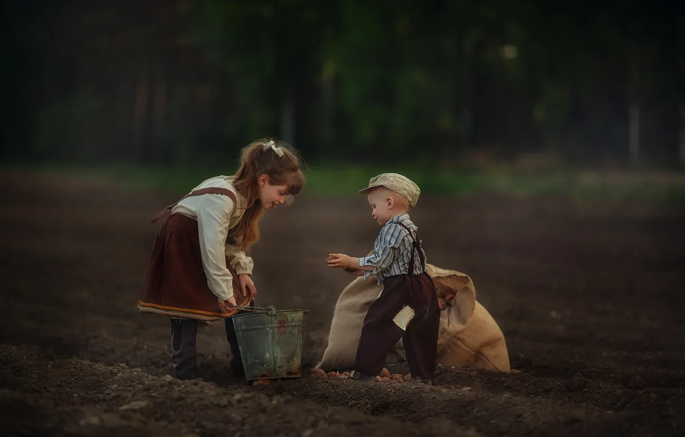 Photo wallpaper children, photoshoot, Lyubov Pyatovskaya