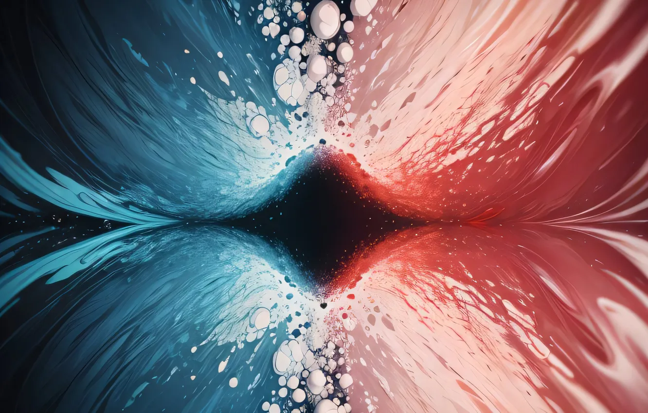 Photo wallpaper squirt, abstraction, paint, divorce, abstract background, AI art, neural network