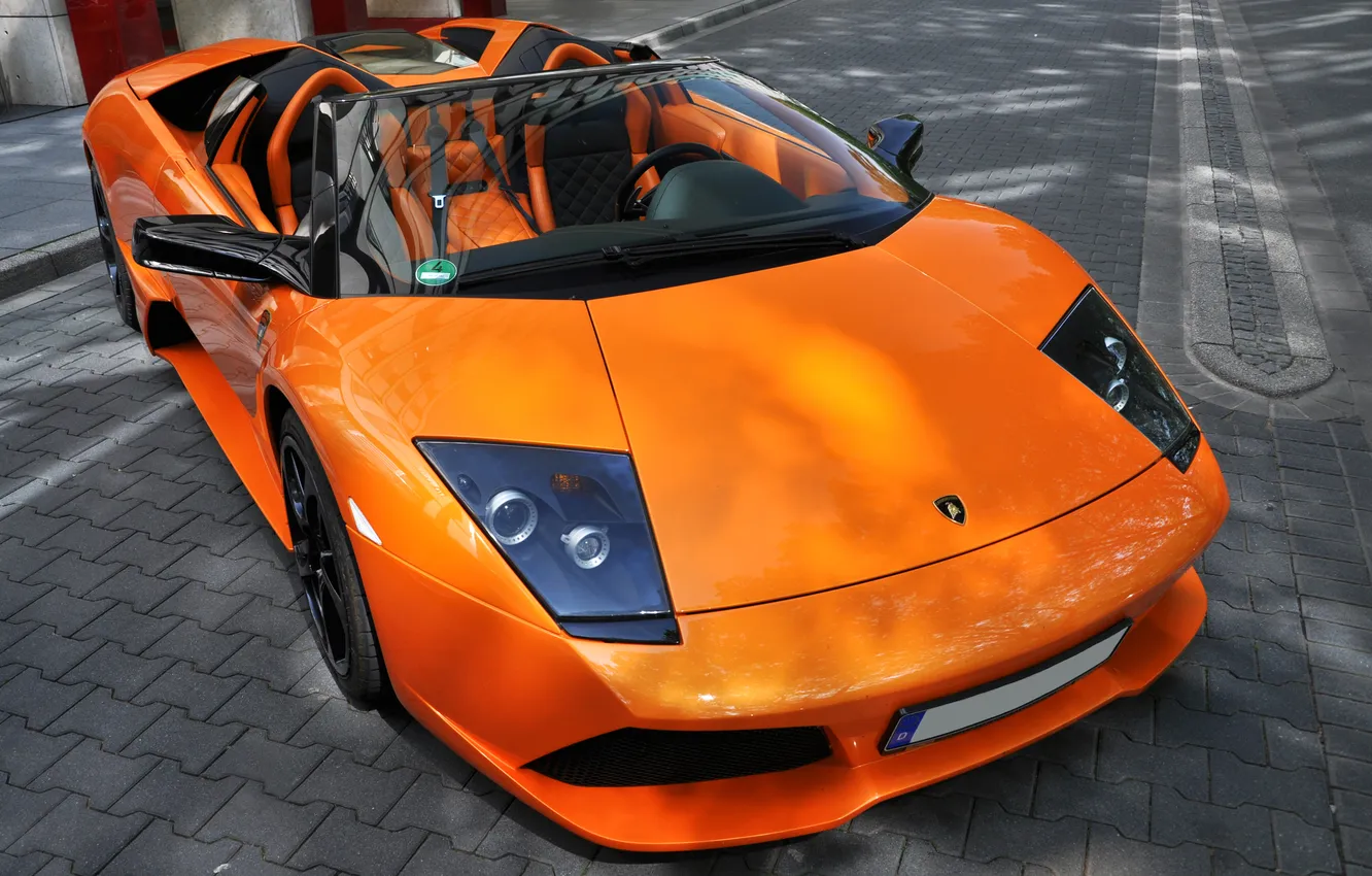 Photo wallpaper Roadster, Lamborghini, lp640, Murciélago