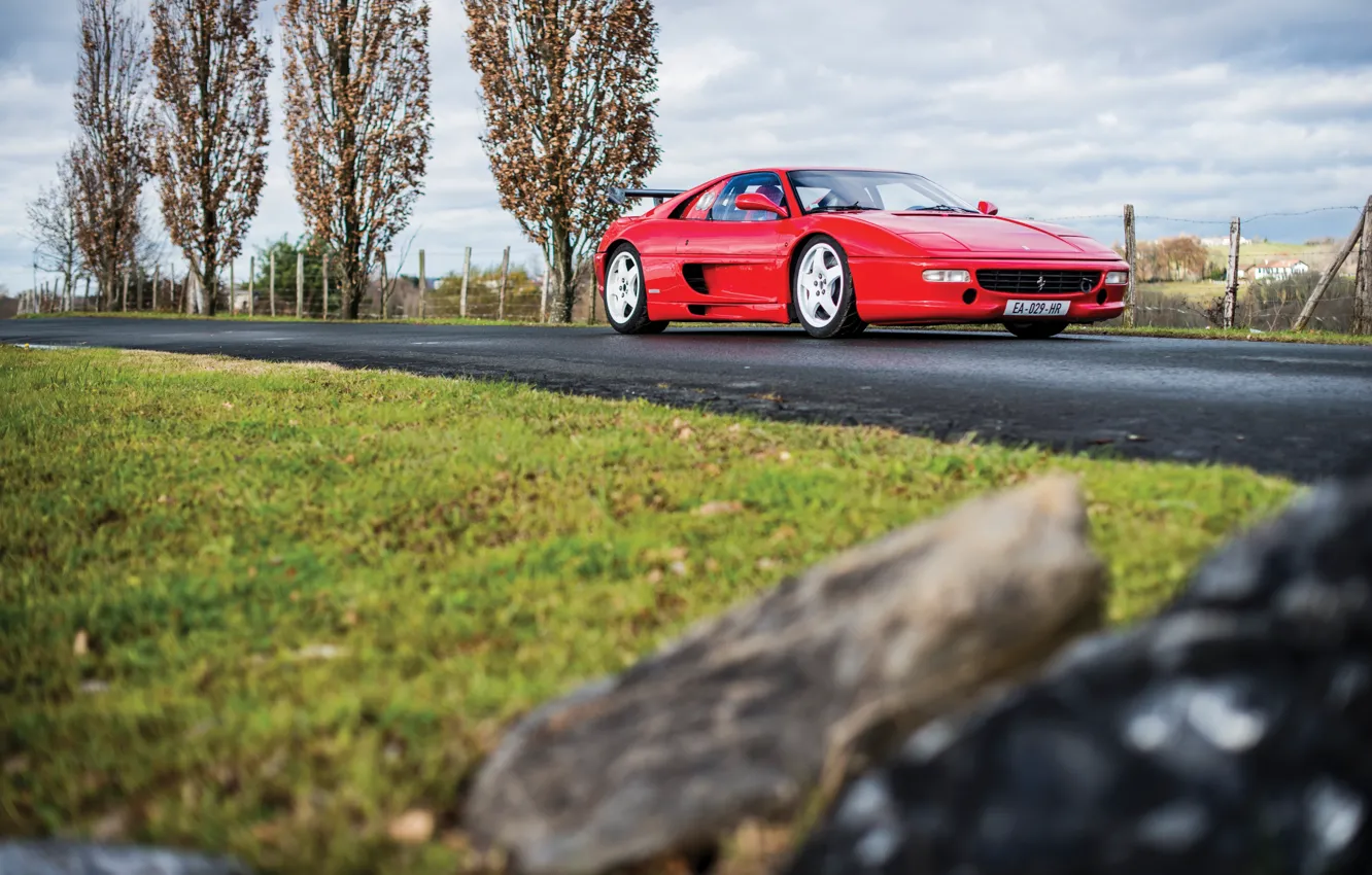 Photo wallpaper Ferrari, red, supercar, F355, Ferrari F355 Challenge