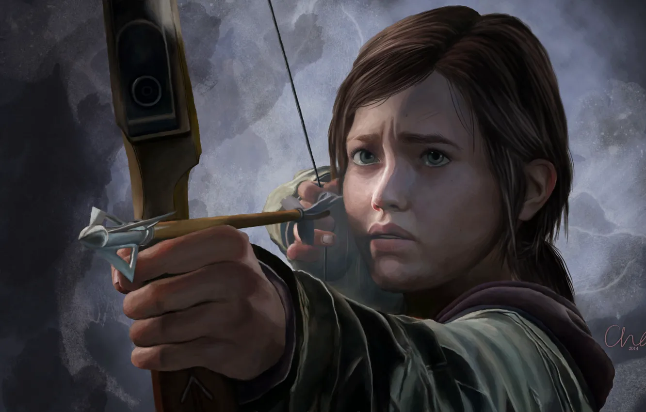 Photo wallpaper girl, Ellie, The Last of Us, Some of us